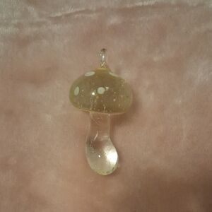 Elegant Gold Mushroom Pendant Necklace